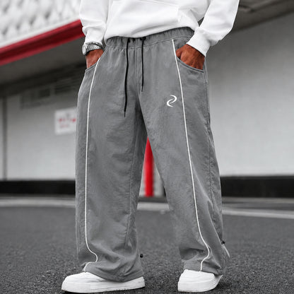 Men’s Casual Sport Jogger Pants | Lightweight Loose Fit Printed Trousers for Everyday Comfort
