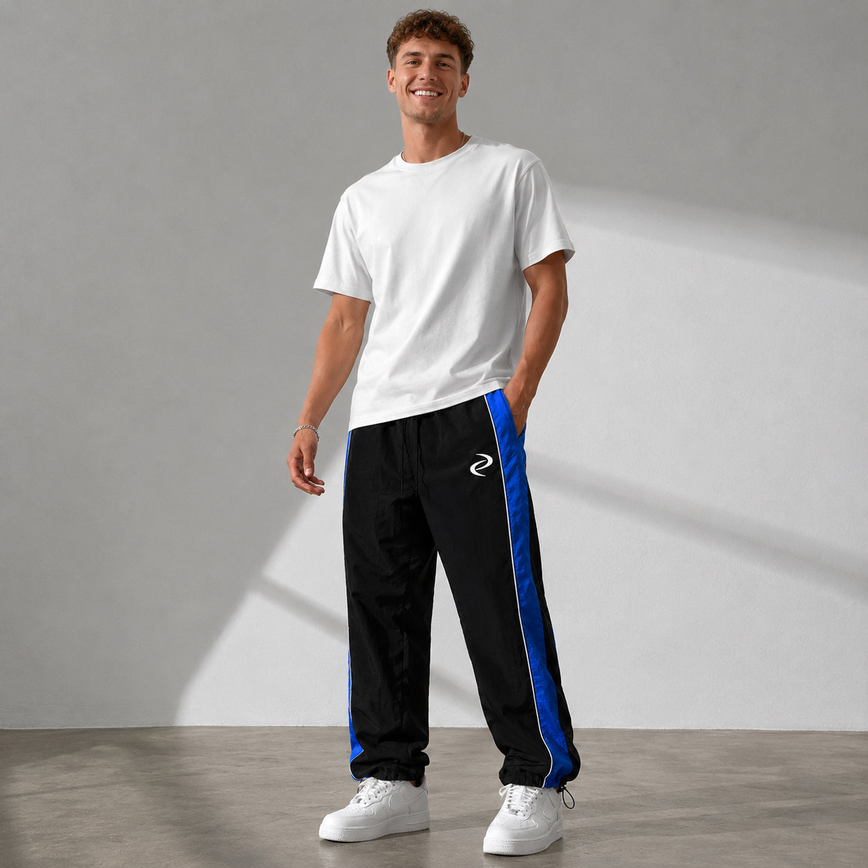 Men’s Casual Sport Jogger Pants | Lightweight Loose Fit Printed Trousers for Everyday Comfort