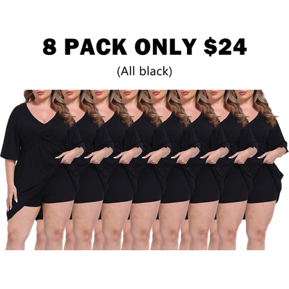 Women's Plus Size Romper Dress