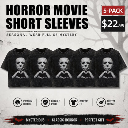 🎃Halloween Gift 🎃 Michael Myers Heart Shirt, Horror Movie Tee, Hoodie and Sweatshirt for autumn and winter