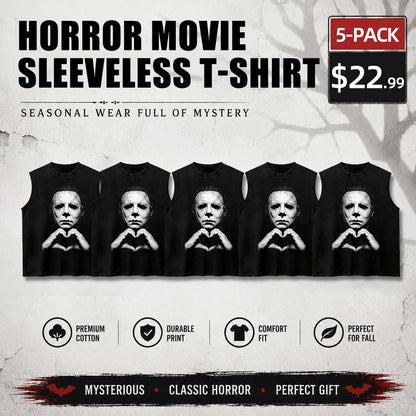 🎃Halloween Gift 🎃 Michael Myers Heart Shirt, Horror Movie Tee, Hoodie and Sweatshirt for autumn and winter