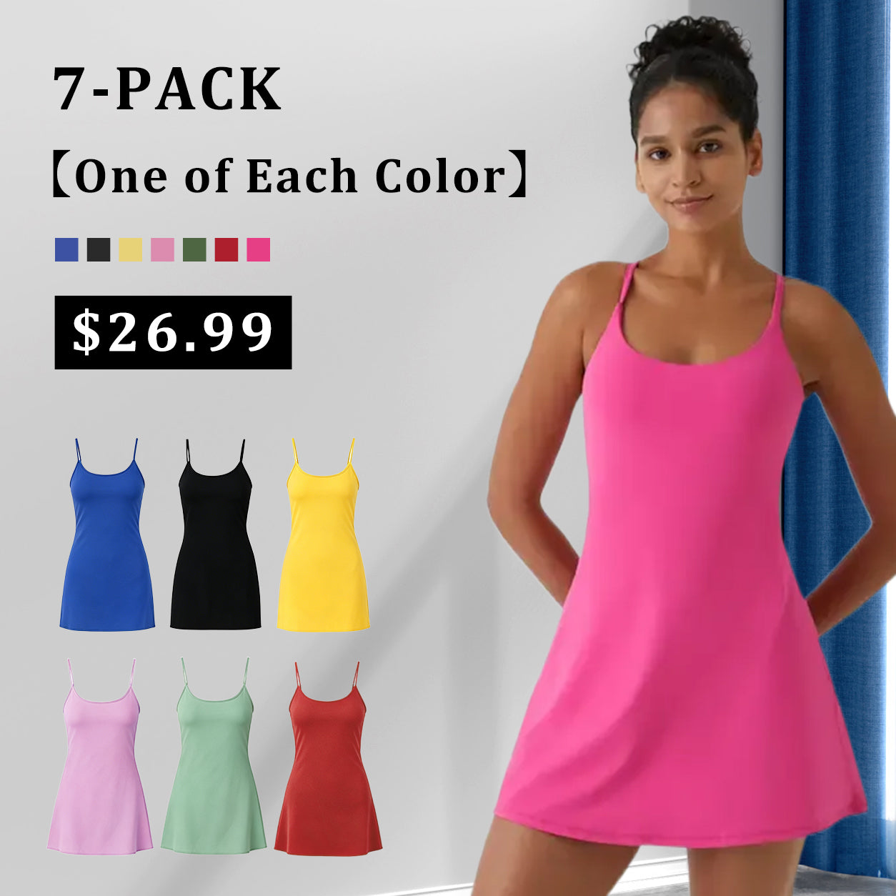 🔥Last day promotion🔥Plush Backless Active Dress-Easy Peezy Edition