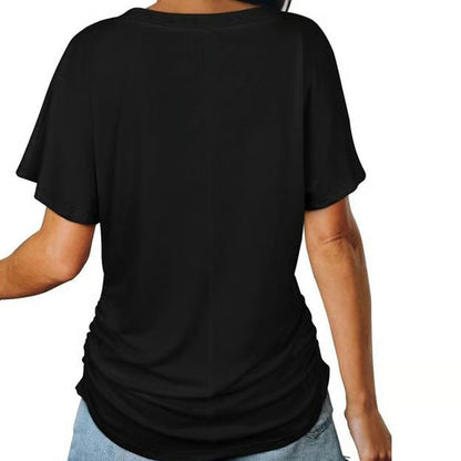 🔥 Women's V-Neck Everyday Tee | Ultra-Soft, Flattering Fit & All-Day Comfort 💖