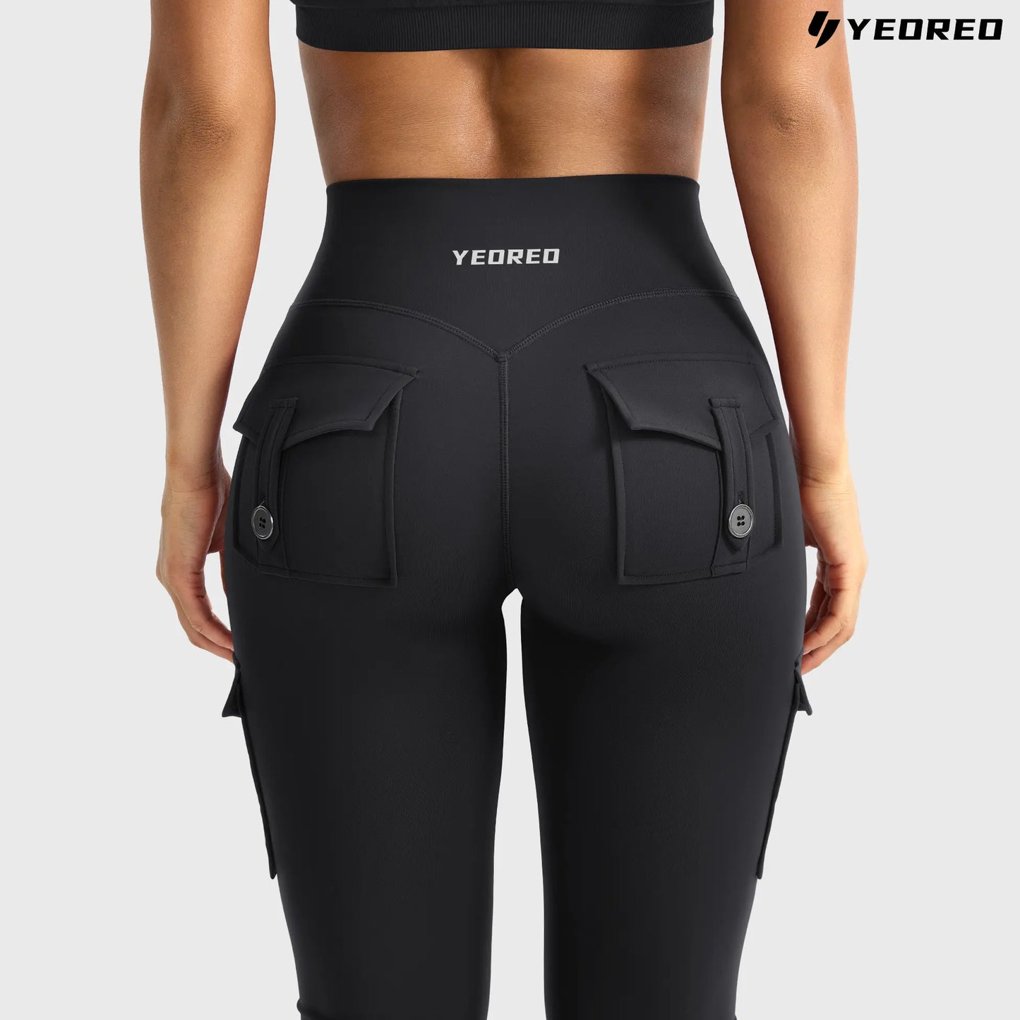 Women's Workout Flare Leggings with Pockets Hidden Scrunch High Waisted Cargo Gym Yoga No Front Seam Leggings Flared Joggers Fitness Outfit Camouflage Sports Pants 75% Nylon 25% Spandex summerwins