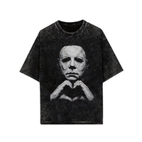 Washed T-shirt-black