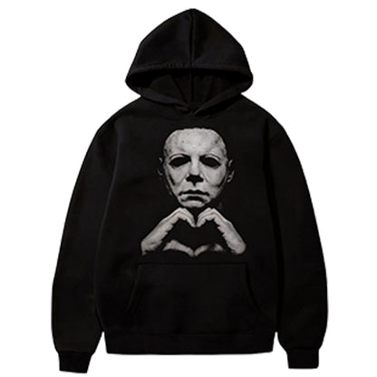 🎃Halloween Gift 🎃 Michael Myers Heart Shirt, Horror Movie Tee, Hoodie and Sweatshirt for autumn and winter