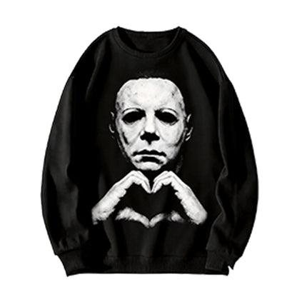 🎃Halloween Gift 🎃 Michael Myers Heart Shirt, Horror Movie Tee, Hoodie and Sweatshirt for autumn and winter