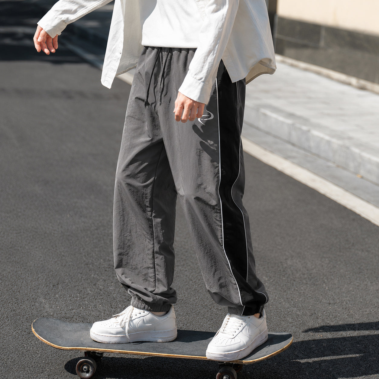 Men’s Casual Sport Jogger Pants | Lightweight Loose Fit Printed Trousers for Everyday Comfort