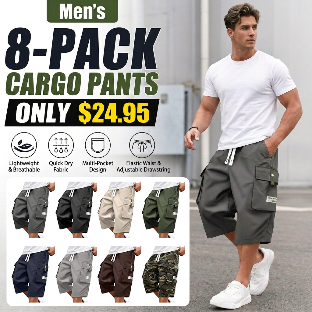 💥Last Day 50% SALE OFF 💥 Men's plus size summer work pants