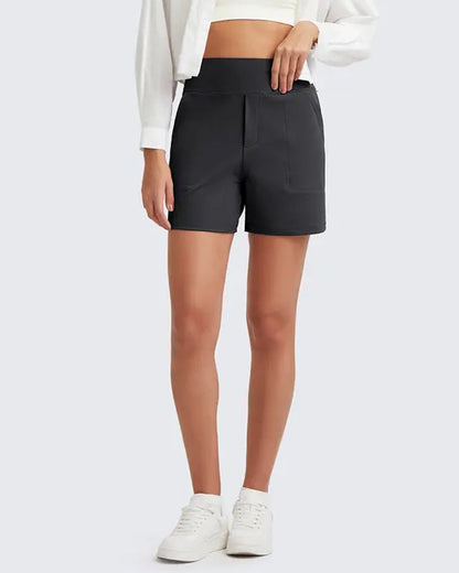 High Waist Breathable Athletic Running Shorts