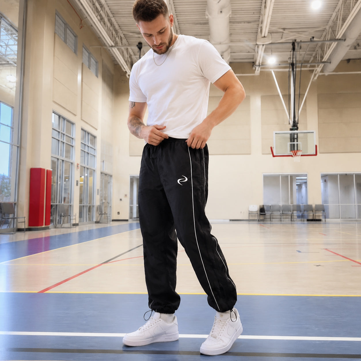 Men’s Casual Sport Jogger Pants | Lightweight Loose Fit Printed Trousers for Everyday Comfort