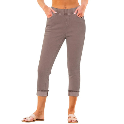🔥90% OFF ONLY TODAY🔥Women's High-Waist Stretch Denim Capri Jeggings
