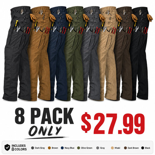 Men's Cargo Pants,Tactical Pants for Men Stretch,Durable Ripstop EDC Work Pants for Hiking
