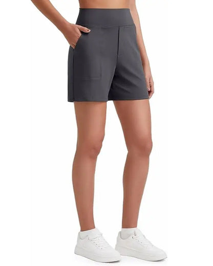 High Waist Breathable Athletic Running Shorts