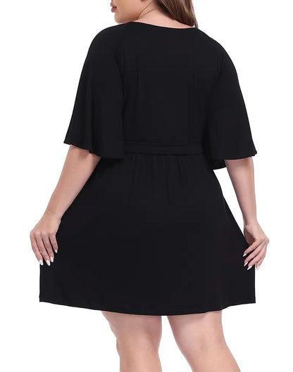 Women's Plus Size Romper Dress