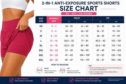 Last day promotion-Women's 2-in-1 Sports Shorts, Anti-Exposure Running Shorts With Pockets