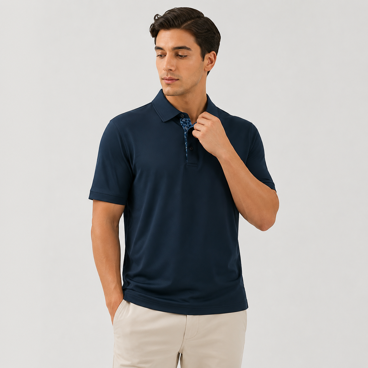 Men’s Polo Shirts Short Sleeve Classic Fit Breathable Casual Golf Shirts