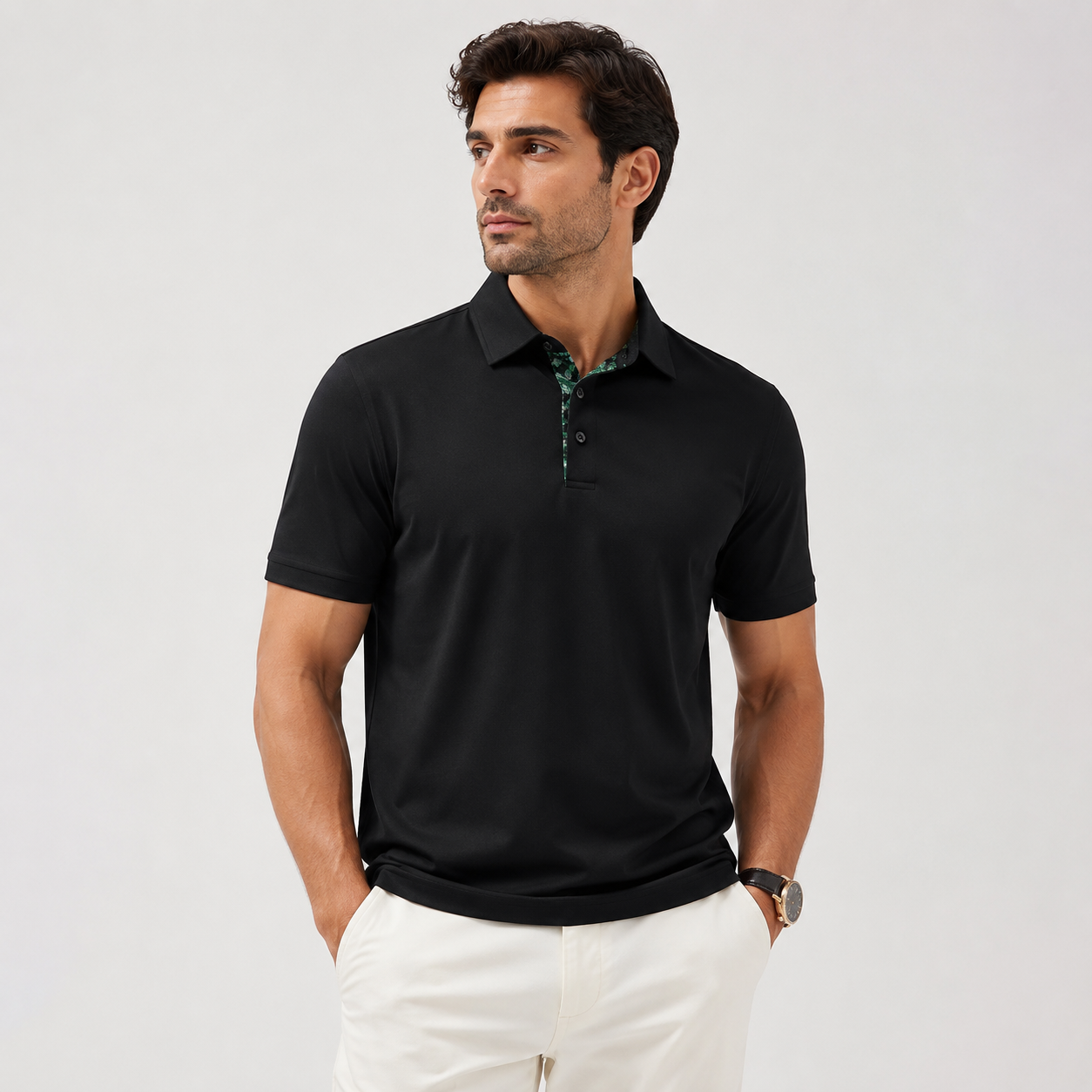 Men’s Polo Shirts Short Sleeve Classic Fit Breathable Casual Golf Shirts