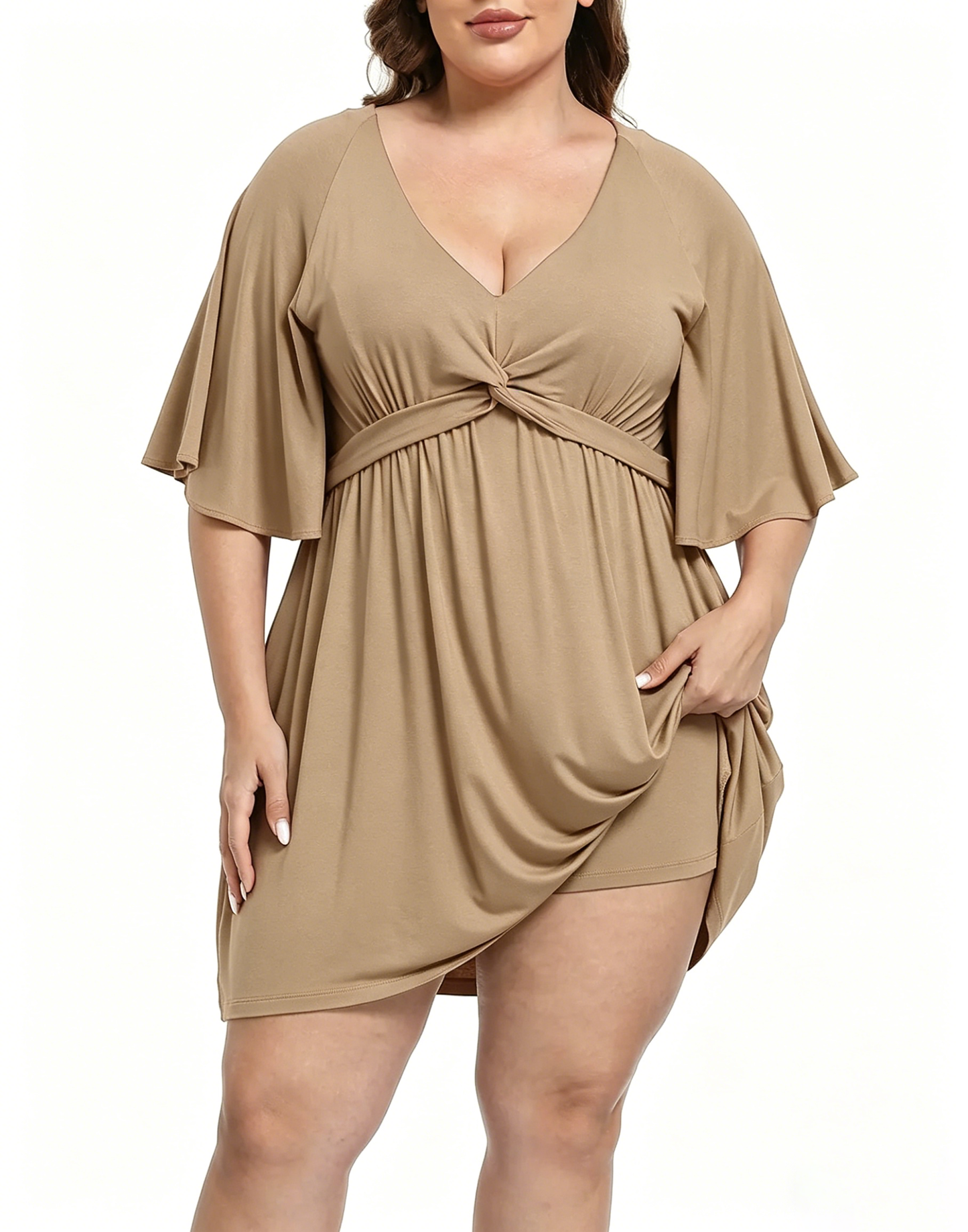 Women's Plus Size Romper Dress